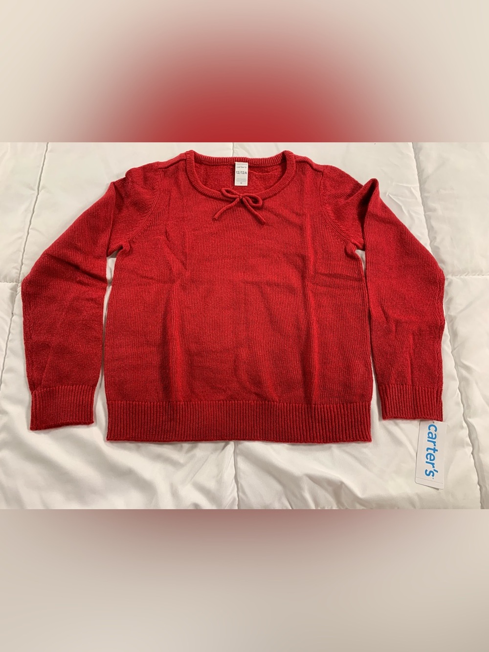 New Carter’s long sleeve sweater size 12